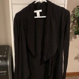 White House Black Market - Black (Open) Cardigan Sweater - Size Small